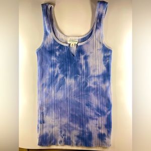 Tie Dye blue tank top